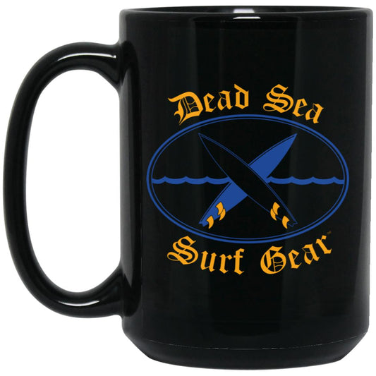 Dead Sea Surf Gear 15oz Black Mug