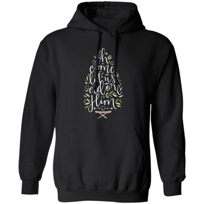 Let us adore Him - Men/Women Unisex Hoodie Sweatshirt