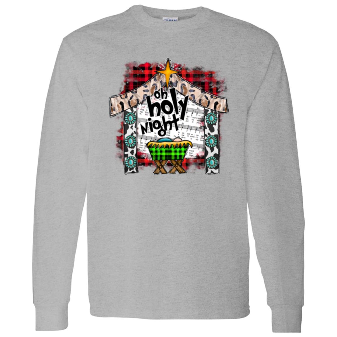 Oh Holy Night - Men/Women Unisex Classic Long Sleeve T-Shirt