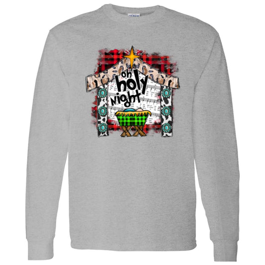 Oh Holy Night - Men/Women Unisex Classic Long Sleeve T-Shirt