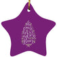 Let us adore Him - Star Ornament