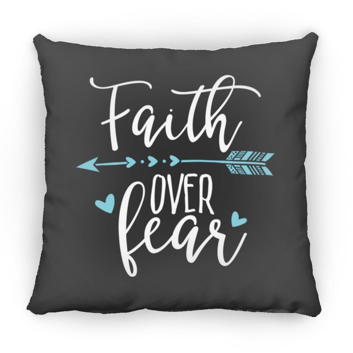 Faith Over Fear - Mother's Day Large Square Pillow