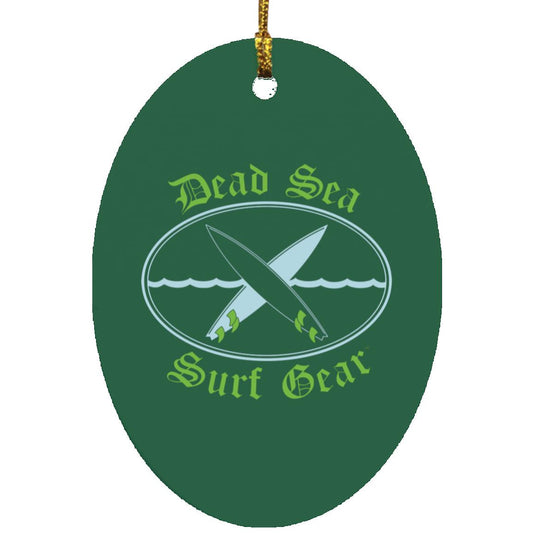 Dead Sea Surf Gear Oval Ornament