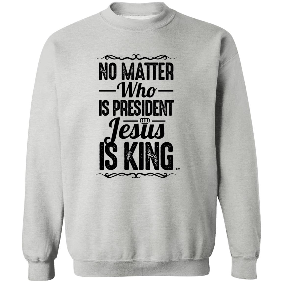 Jesus is King - Men/Women Unisex Crewneck Sweatshirt