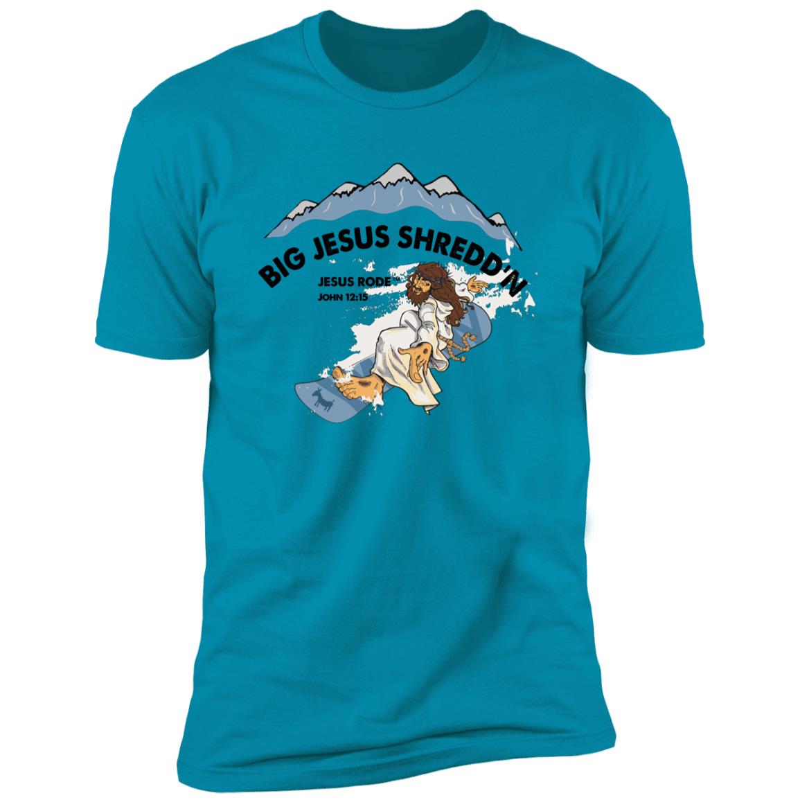 Shredd'n Jesus - Men's Premium Short Sleeve T-Shirt