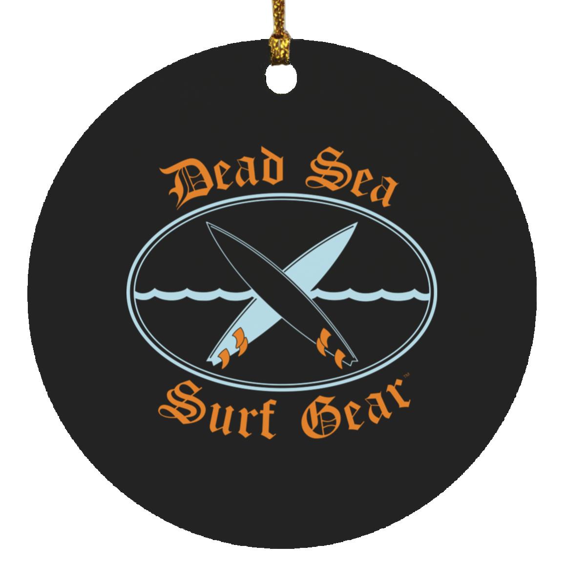 Dead Sea Surf Gear Circle Ornament