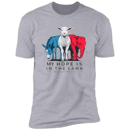 Hope in the Lamb - Men's Premium Short Sleeve T-Shirt