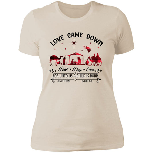 Love Came Down - Women's Boyfriend T-Shirt