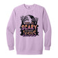 Life is Scary Without Jesus - Men/Women Unisex Soft-Washed Crewneck Sweatshirt