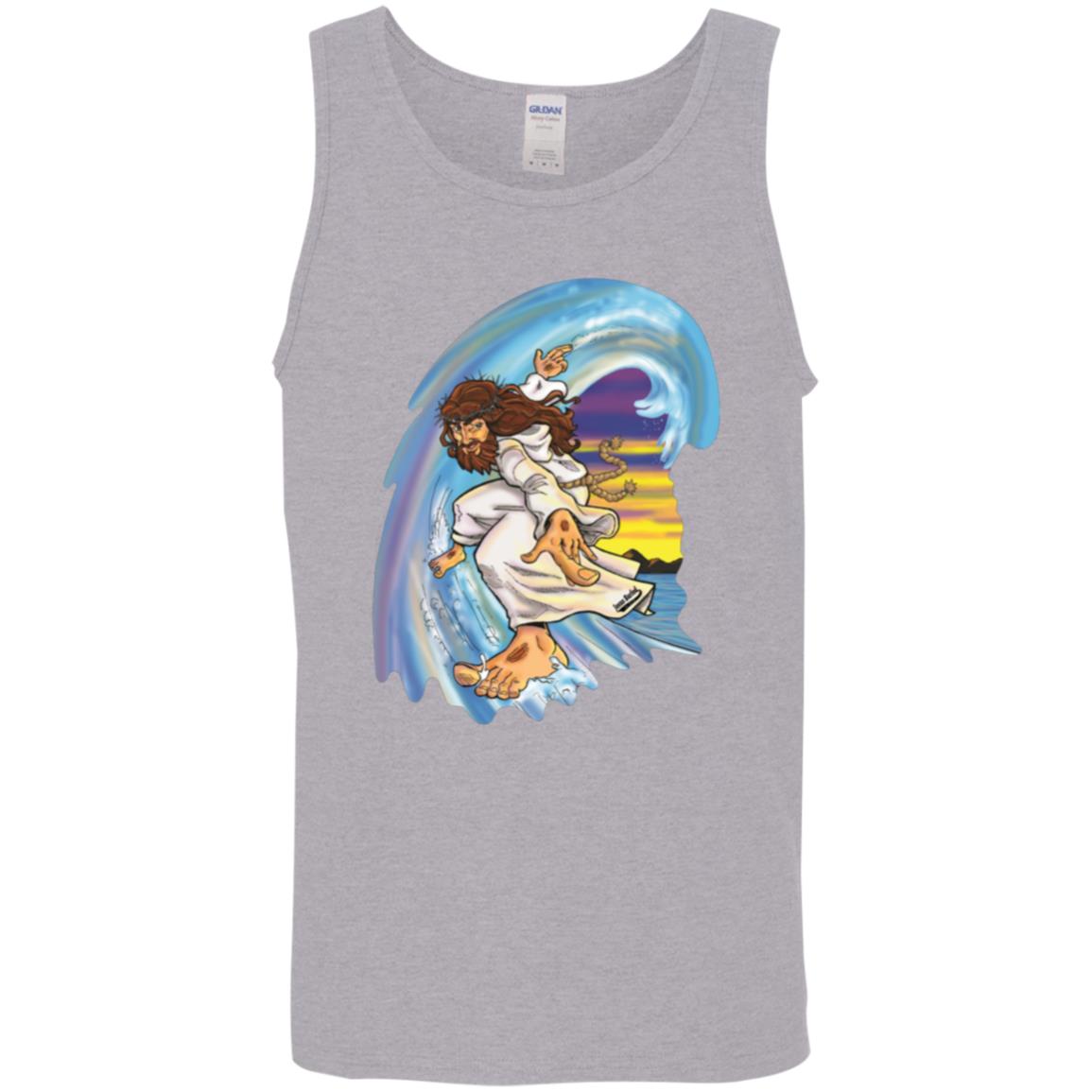 Big Jesus Wave - Men's Cotton Tank Top