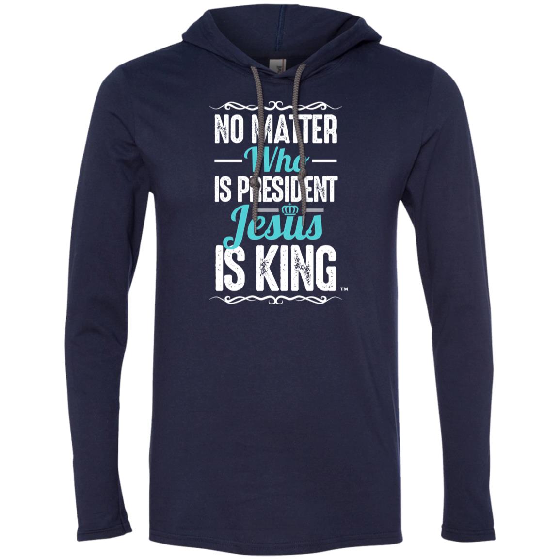 Jesus is King Men/Women Unisex Long Sleeve Hoodie T