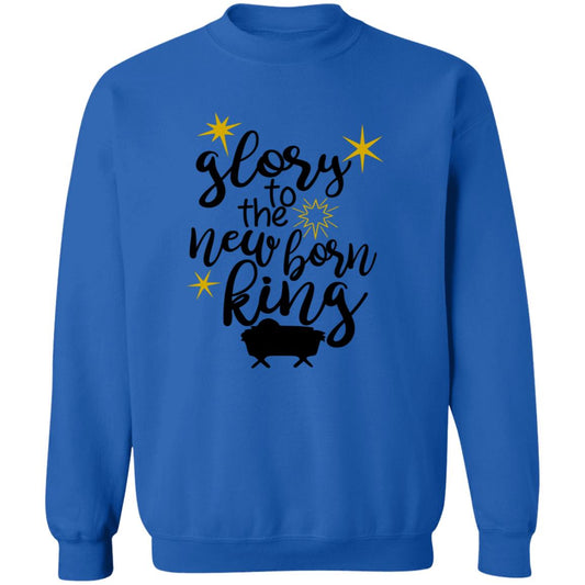 Glory to the new born King - Men/Women Unisex Crewneck Sweatshirt