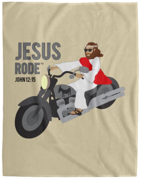 Cruis'n Jesus Rode - Cozy Plush Fleece Blanket - 60x80