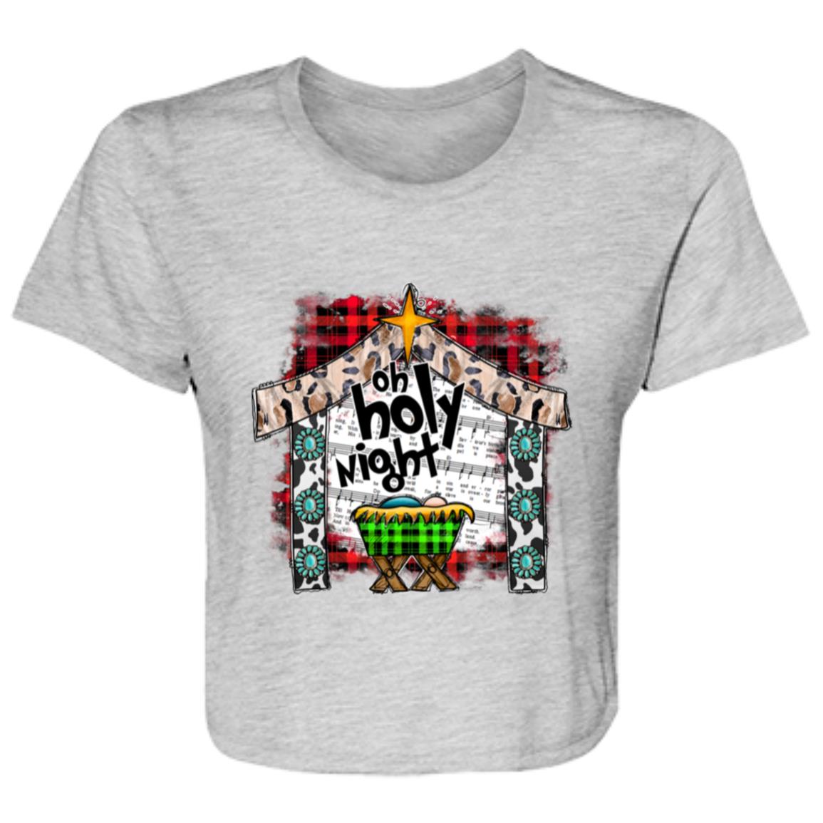 Women's Flowy Cropped Top