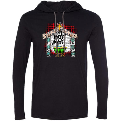 Oh Holy Night - Men/Women Unisex Long Sleeve Hoodie T