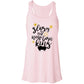 Glory to the new born King - Women's Flowy Racerback Tank