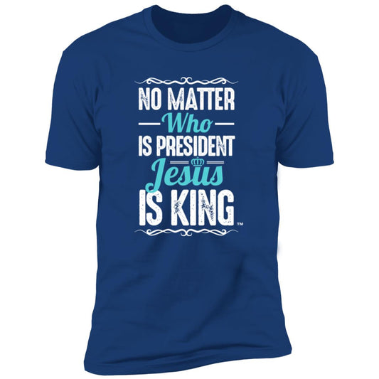Jesus is King Men's Premium Short Sleeve T-Shirt