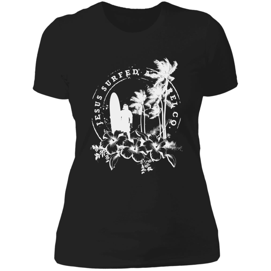 Jesus Surfed Apparel Women's Boyfriend T-Shirt