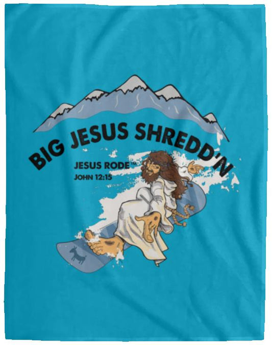 Shredd'n Jesus Cozy Plush Fleece Blanket - 60x80