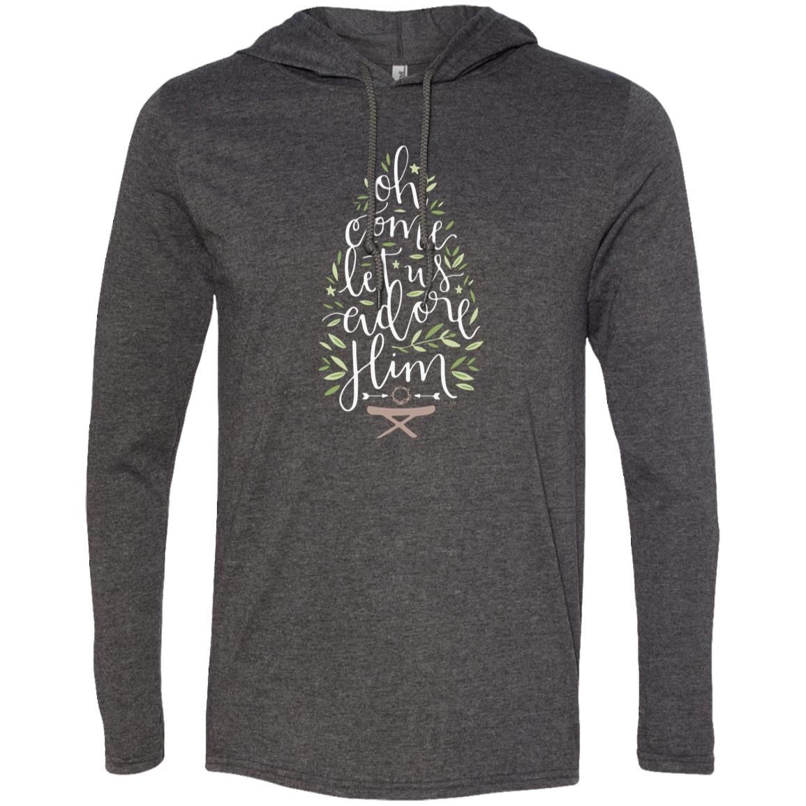 Let us adore Him - Men/Women Unisex Long Sleeve Hoodie T