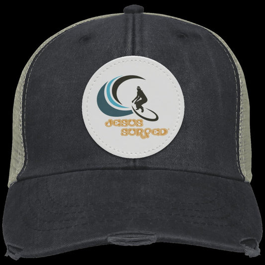 Ridin' the Wave Distressed Ollie Cap - Circle Patch