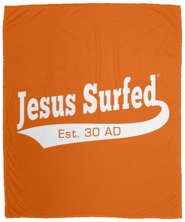 Est 30 AD - Cozy Plush Fleece Blanket - 50x60 - Jesus Surfed Apparel Co. 