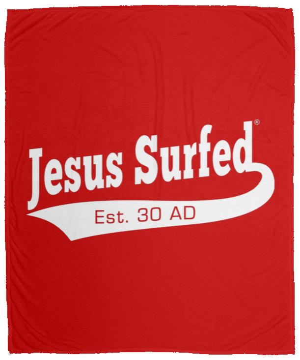 Est 30 AD - Cozy Plush Fleece Blanket - 50x60 - Jesus Surfed Apparel Co. 