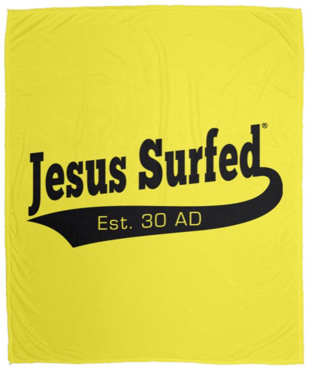 Est 30 AD - Cozy Plush Fleece Blanket - 50x60 - Jesus Surfed Apparel Co. 