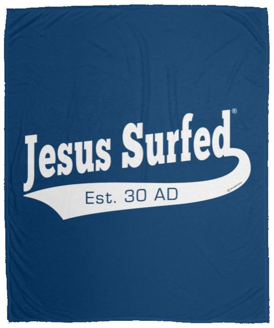Est AD 30 - Cozy Plush Fleece Blanket - 50x60 - Jesus Surfed Apparel Co. 