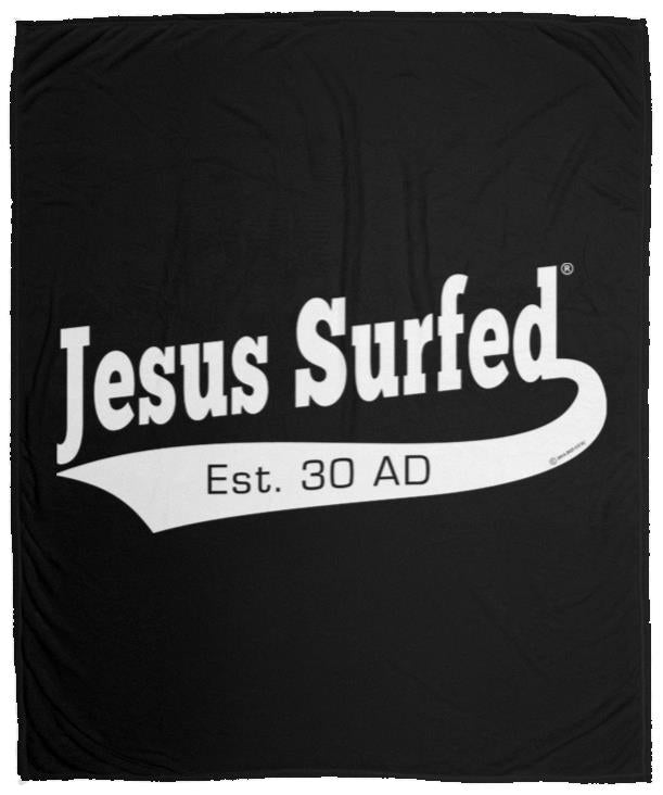 Est AD 30 - Cozy Plush Fleece Blanket - 50x60 - Jesus Surfed Apparel Co. 
