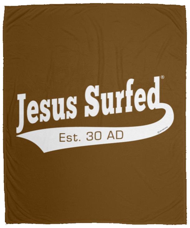 Est AD 30 - Cozy Plush Fleece Blanket - 50x60 - Jesus Surfed Apparel Co. 