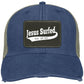 Est AD 30 - Distressed Ollie Cap - Rectangle Patch - Jesus Surfed Apparel Co. 
