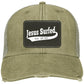 Est AD 30 - Distressed Ollie Cap - Rectangle Patch - Jesus Surfed Apparel Co. 