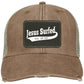 Est AD 30 - Distressed Ollie Cap - Rectangle Patch - Jesus Surfed Apparel Co. 