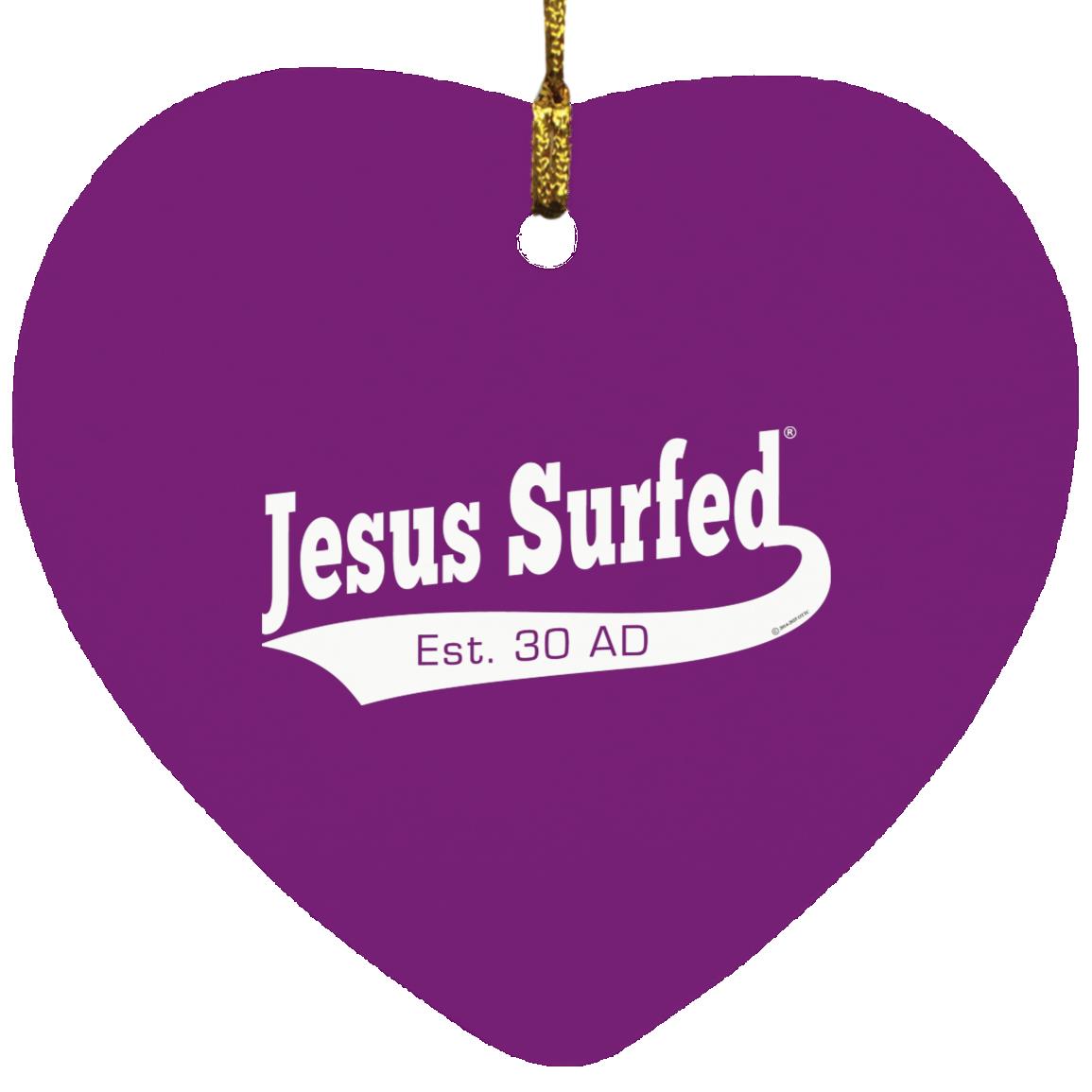 Est AD 30 - Heart Ornament - Jesus Surfed Apparel Co. 
