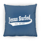 Est AD 30 - Large Square Pillow - Jesus Surfed Apparel Co. 