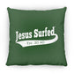 Est AD 30 - Large Square Pillow - Jesus Surfed Apparel Co. 