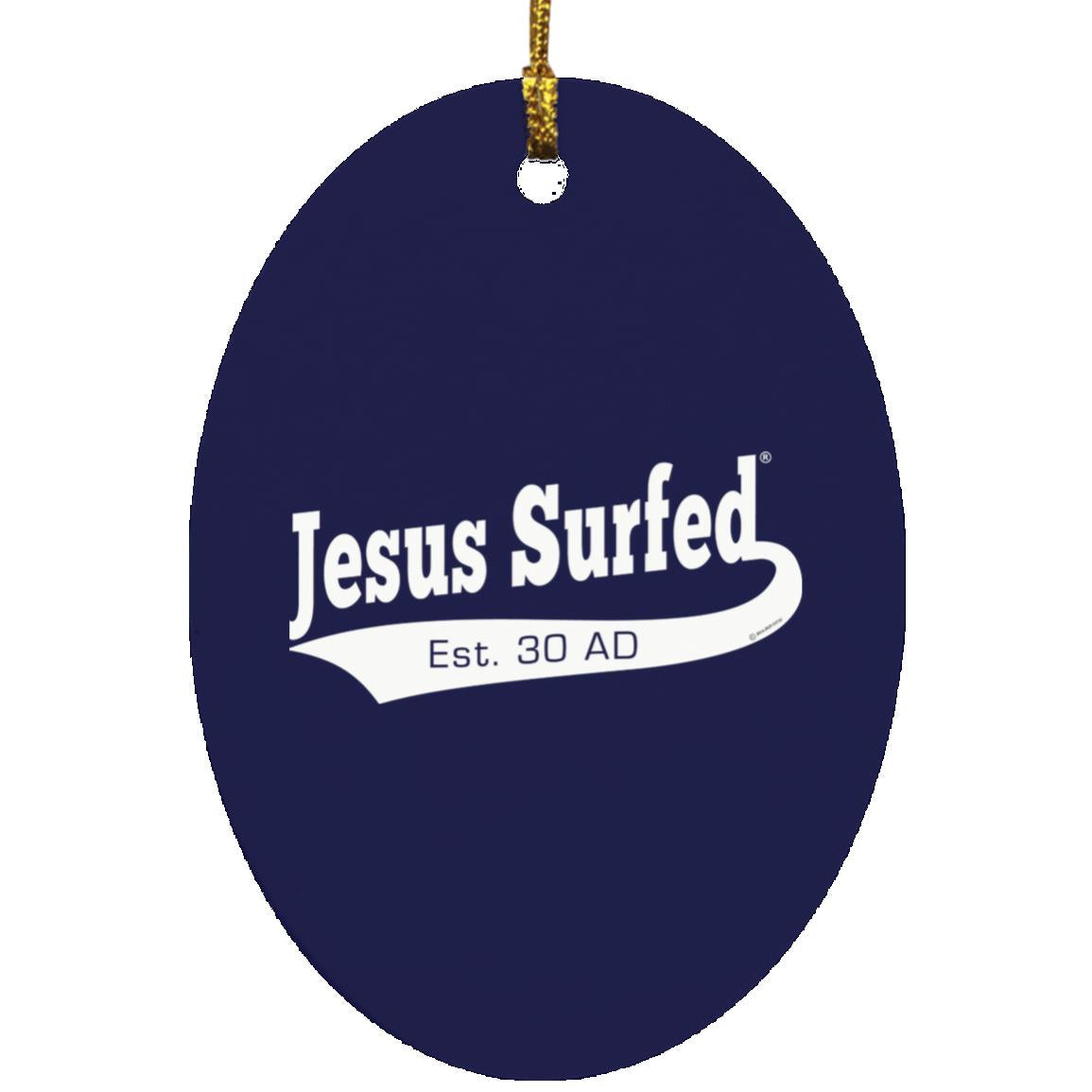 Est AD 30 - Oval Ornament - Jesus Surfed Apparel Co. 