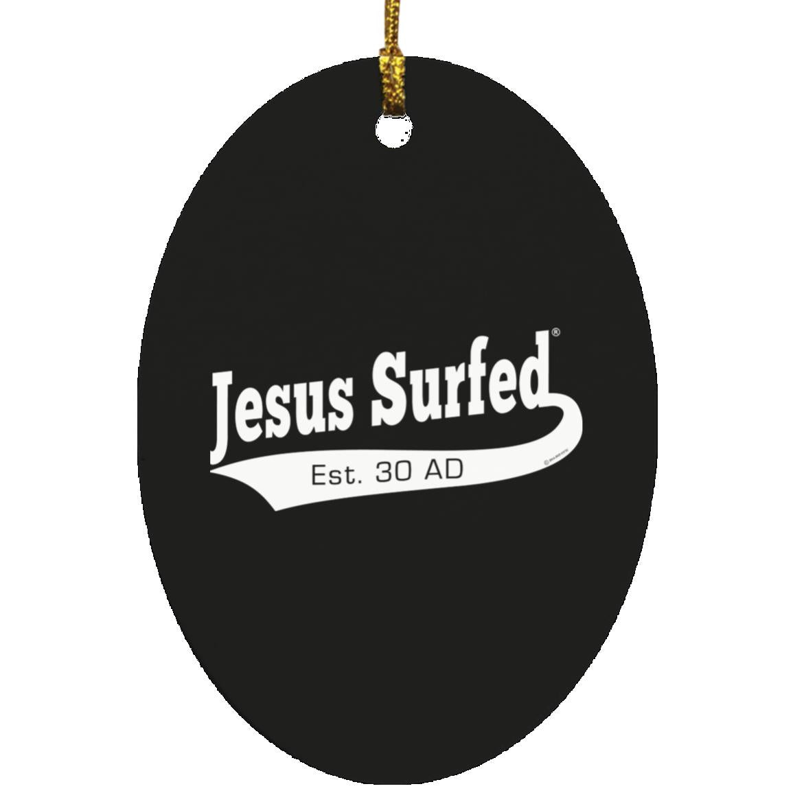 Est AD 30 - Oval Ornament - Jesus Surfed Apparel Co. 