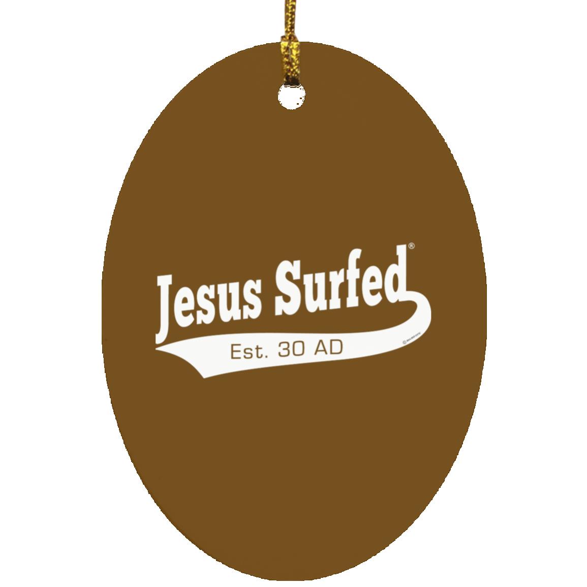 Est AD 30 - Oval Ornament - Jesus Surfed Apparel Co. 