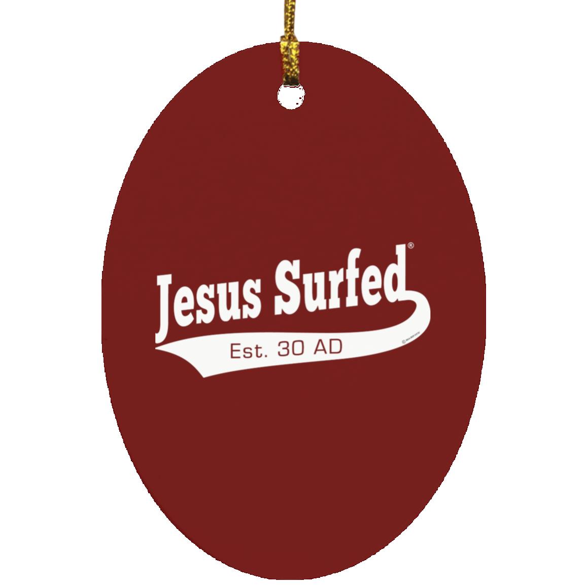 Est AD 30 - Oval Ornament - Jesus Surfed Apparel Co. 