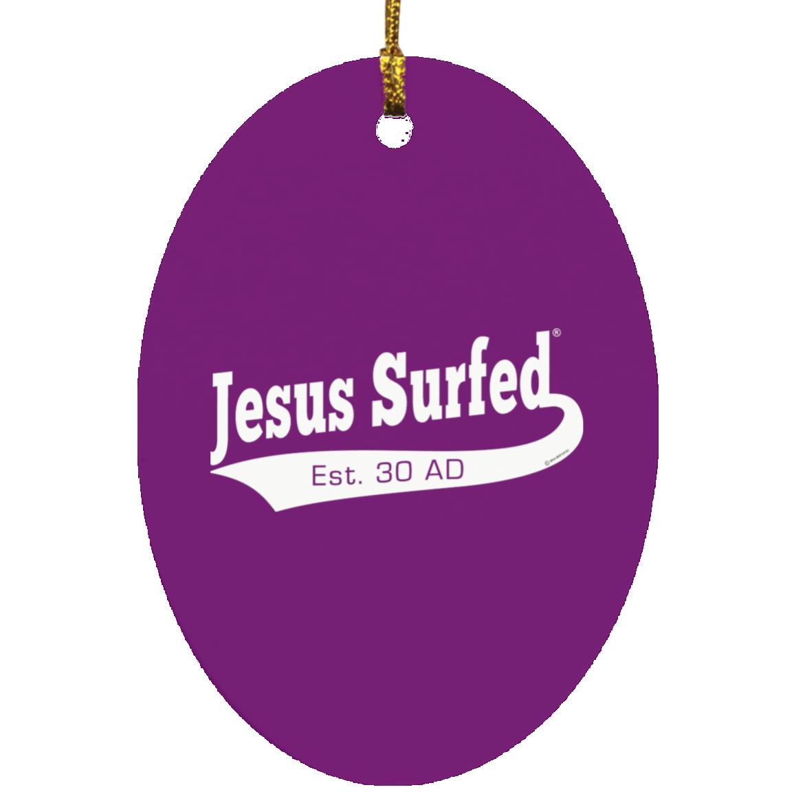 Est AD 30 - Oval Ornament - Jesus Surfed Apparel Co. 