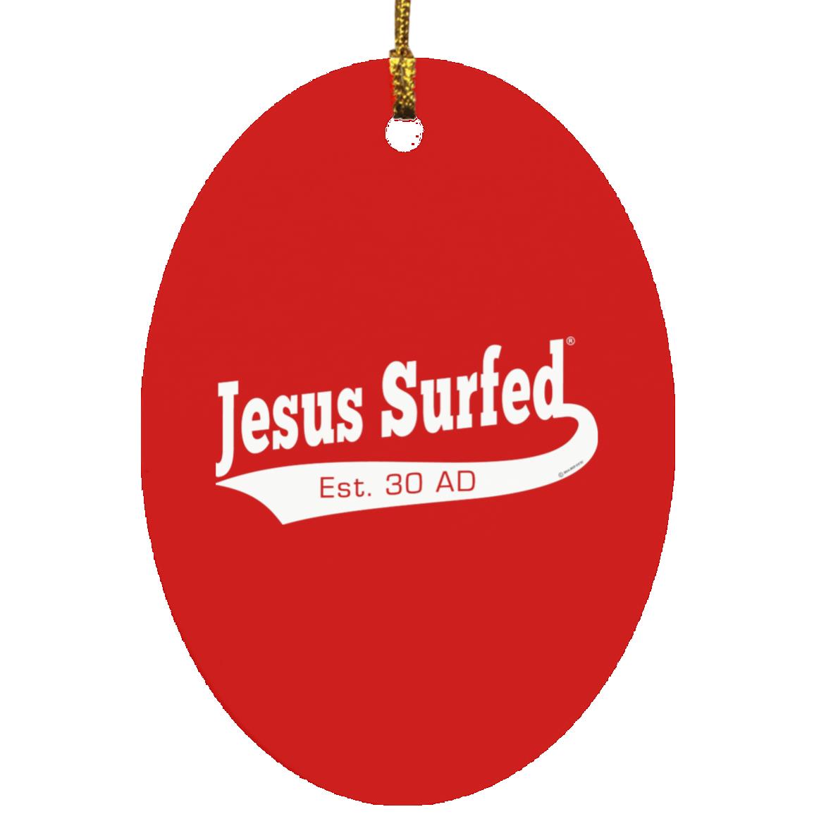 Est AD 30 - Oval Ornament - Jesus Surfed Apparel Co. 