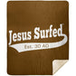Est AD 30 - Premium Mink Sherpa Blanket 50x60 - Jesus Surfed Apparel Co. 