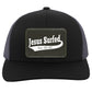 Est AD 30 - Trucker Snap Back - Rectangle Patch - Jesus Surfed Apparel Co. 