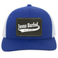 Est AD 30 - Trucker Snap Back - Rectangle Patch - Jesus Surfed Apparel Co. 