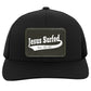 Est AD 30 - Trucker Snap Back - Rectangle Patch - Jesus Surfed Apparel Co. 