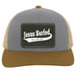 Est AD 30 - Trucker Snap Back - Rectangle Patch - Jesus Surfed Apparel Co. 