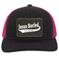 Est AD 30 - Trucker Snap Back - Rectangle Patch - Jesus Surfed Apparel Co. 