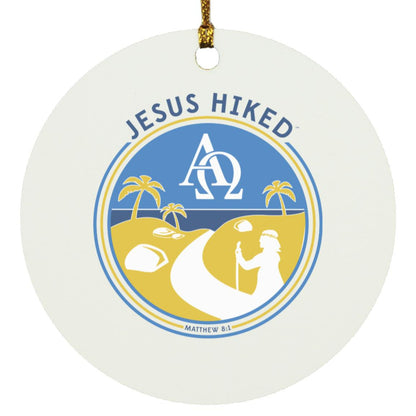 Follow the Path - Circle Ornament - Jesus Surfed Apparel Co. 